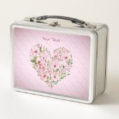 Lunch Box Boîte à lunch en métal rose (Devant)