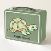 Lunch Box Boîte à lunch en métal tortue (Dos)