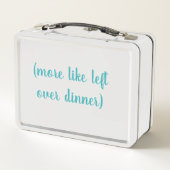 Lunch Box Boîte à lunch humour auto-caremobileclinique (Dos)