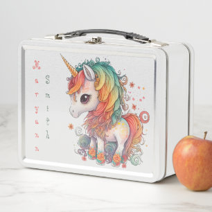 Lunch Box Boîte à lunch Icône Icône arc-en-ciel personnalisé