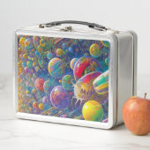 Lunch Box Boîte à lunch inoxydable Space Race (En situation)