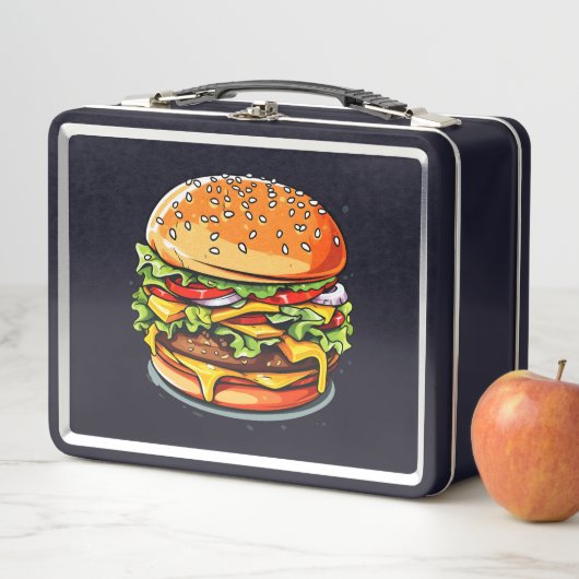 Lunch Box Boîte à lunch métallique (En situation)