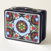 Lunch Box Boîte à lunch métallique Brindle Kaleidoscope (Dos)