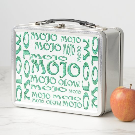 Lunch Box Boîte à lunch Mojo blanc inoxydable (En situation)
