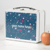 Lunch Box Boîte à lunch personnalisée Blue Space (En situation)