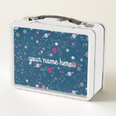 Lunch Box Boîte à lunch personnalisée Blue Space (Dos)
