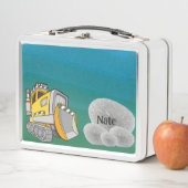Lunch Box Boîte à lunch personnalisée Bulldozer (En situation)