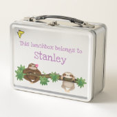 Lunch Box Boîte à lunch personnalisée Stanley Sloth (violet) (Devant)
