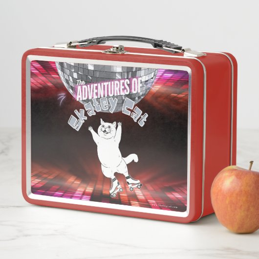 Lunch Box Boîte à lunch pour chat Skatey (En situation)