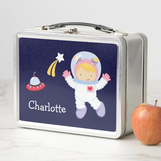 Lunch Box Boîte à lunch pour petite fille astronaute (En situation)