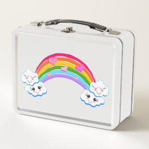 Lunch Box Boîte à lunch Rainbow Clouds