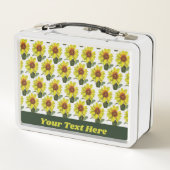 Lunch Box Boîte à lunch tournesol - Personnalisation faculta (Dos)