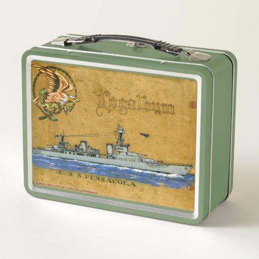 Lunch Box Boîte à lunch USS Pensacola (CL/CA-24) (Dos)