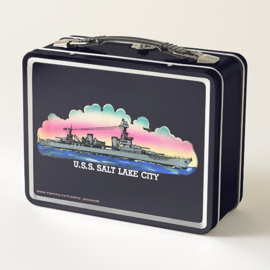 Lunch Box Boîte à lunch USS Salt Lake City (CL/CA-25) (Dos)