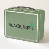 Lunch Box Boîte à lunch verte irlandaise noire (Devant)