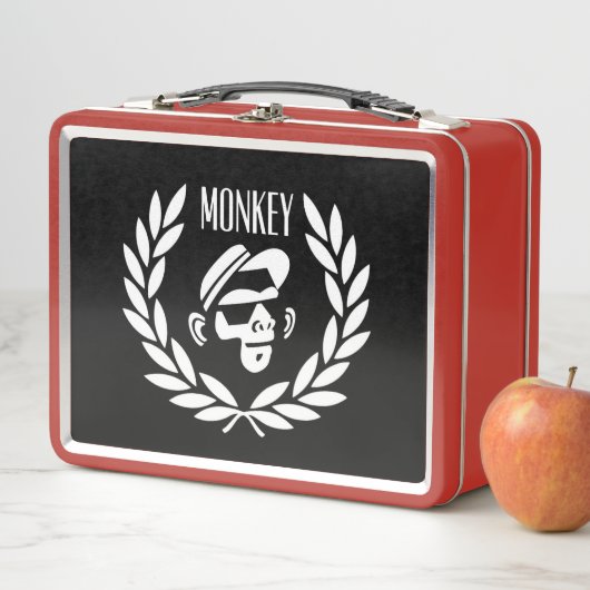 Lunch Box Boîte à singe métallique (En situation)