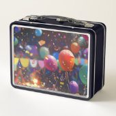 Lunch Box Boîte alimentaire pour ballons d'anniversaire (Dos)