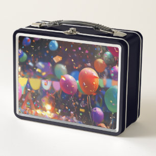 Lunch Box Boîte alimentaire pour ballons d'anniversaire