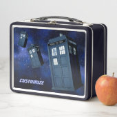 Lunch Box Boîte d'appel de la police rétro (En situation)