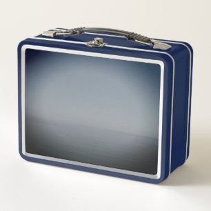 LUNCH BOX BOÎTE DE DÉJEUNER MÉTAL VUE OCÉAN STYLE
