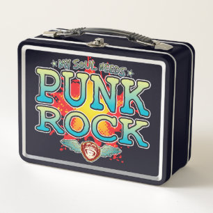Lunch Box Boite de déjeuner Punk Rock Soul