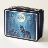 Lunch Box Boîte de déjeuner Wolf Run (Dos)