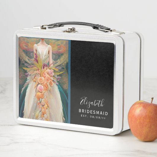 Lunch Box Boîte de proposition d'une demoiselle d'honneur pe (En situation)