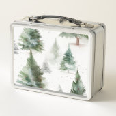 Lunch Box Boîte de rangement alimentaire Festif Fir Tree (Dos)