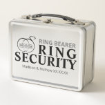 Lunch Box Boîte de sécurité du porteur de bague<br><div class="desc">La boîte de sécurité mariage porte-anneau que vous pouvez remplir fera tout ce dont votre porte-anneau a besoin pour se sentir comme votre agent spécial.</div>