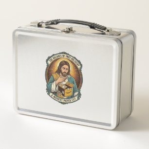 Lunch Box Boîte en carton Jésus Papier Coupé Doigt Douleur H