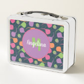 Lunch Box Boîte Retro Neon Stingray en métal (Dos)