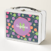 Lunch Box Boîte Retro Neon Stingray en métal (Devant)
