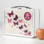Lunch Box Boîtes à Repas - Boîte à Repas Violette avec Papil (En situation)