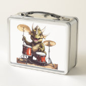 Lunch Box Boîtier Dino-Mite Drummer Metal (Dos)
