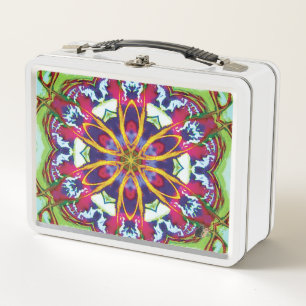 Lunch Box Boîtier en métal pour Hummers Kaleidoscope