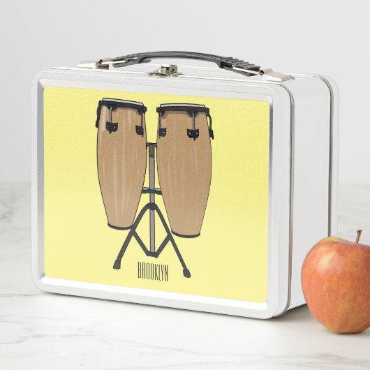 Lunch Box Bongo, dessin animé de batterie (En situation)