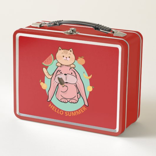 Lunch Box Bonjour été (Devant)