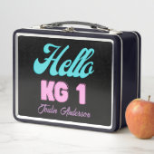 Lunch Box Bonjour KG1, Retour À L'École (En situation)