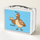 Lunch Box Bonne caille avec dessin animé d'oeufs (Dos)
