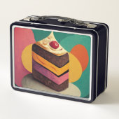 Lunch Box Bonne conception de gâteau d'anniversaire (Dos)