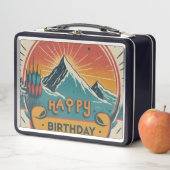 Lunch Box Bonne conception de gâteau d'anniversaire (En situation)