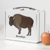 Lunch Box Bonne illustration de bison américain (En situation)