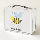 Lunch Box Bonne princesse d'abeille avec couronne et slogan (Dos)