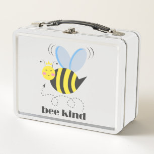 Lunch Box Bonne princesse d'abeille avec couronne et slogan 