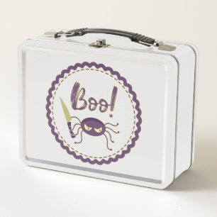 Lunch Box Boo drôle Halloween personnage d'araignée main