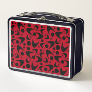 Lunch Box Boomerangs Rétro Boîte à Repas en Métal