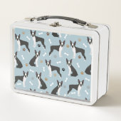 Lunch Box Boston Terrier Bones and Paws (Devant)