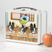 Lunch Box Boston terrier retour à l'école boîte à lunch (En situation)