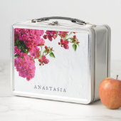 Lunch Box Bougainvilliers Floral Méditerranée Grecque (En situation)