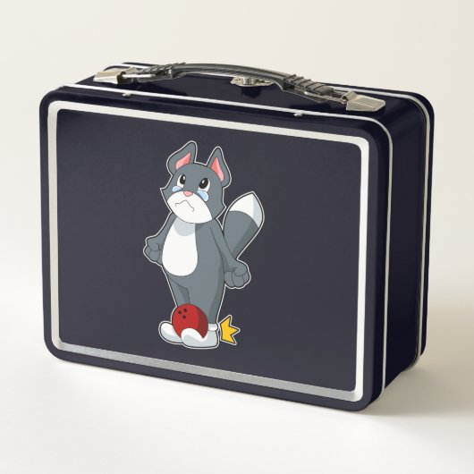 Lunch Box Boule de bowling de chat (Dos)